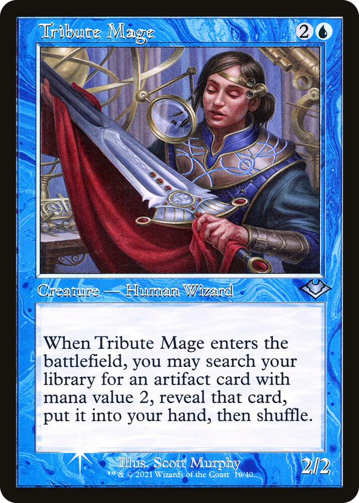 0010 Tribute Mage (Retro Frame) U Modern Horizons