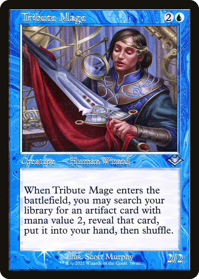 0010 Tribute Mage (Retro Frame) U Modern Horizons