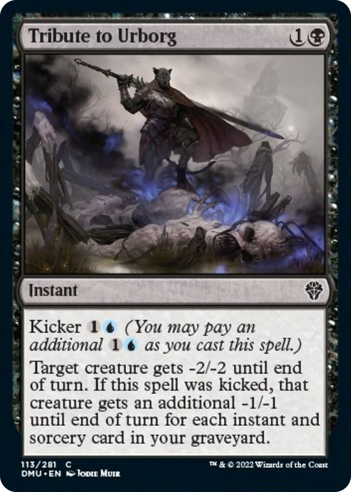 0113 Tribute to Urborg C Dominaria United