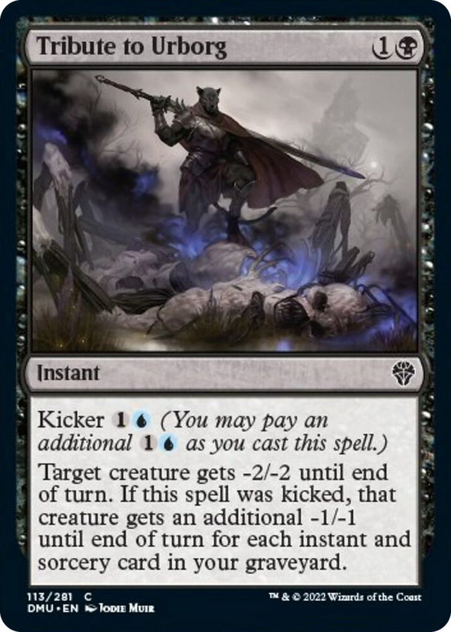0113 Tribute to Urborg C Dominaria United
