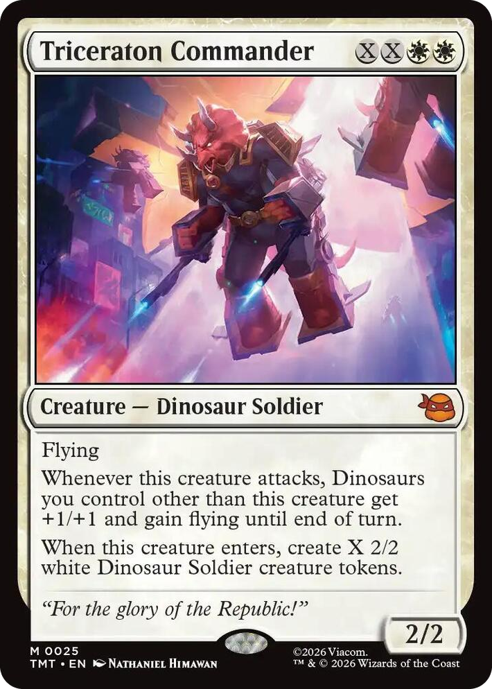 0025 Triceraton Commander M Teenage Mutant Ninja Turtles