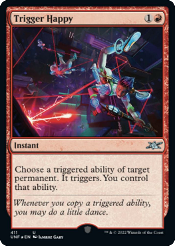 0411 Trigger Happy (Galaxy Foil) U Unfinity