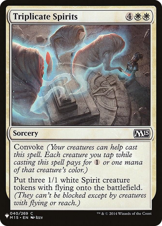 0040 Triplicate Spirits C The List Reprints
