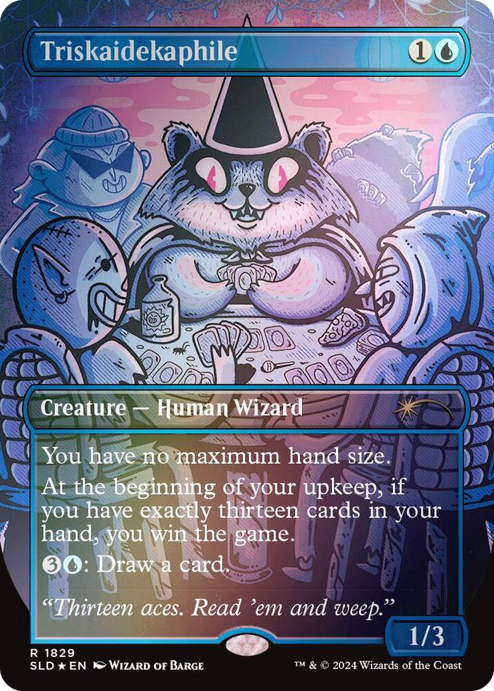 Triskaidekaphile (Rainbow Foil) #1829 R - Secret Lair Drop Series Pokemon card