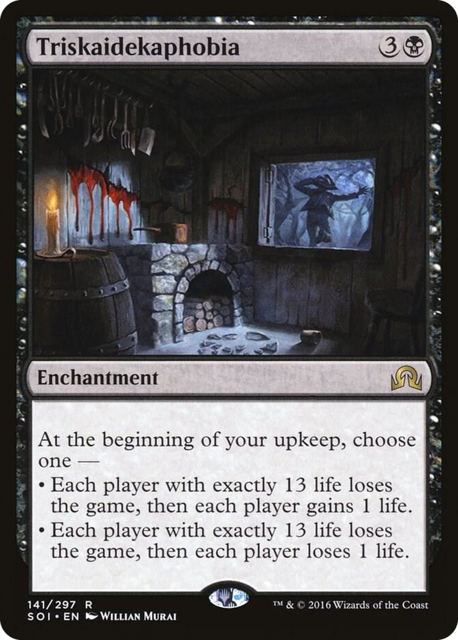 Triskaidekaphobia #141 R - Shadows over Innistrad Pokemon card