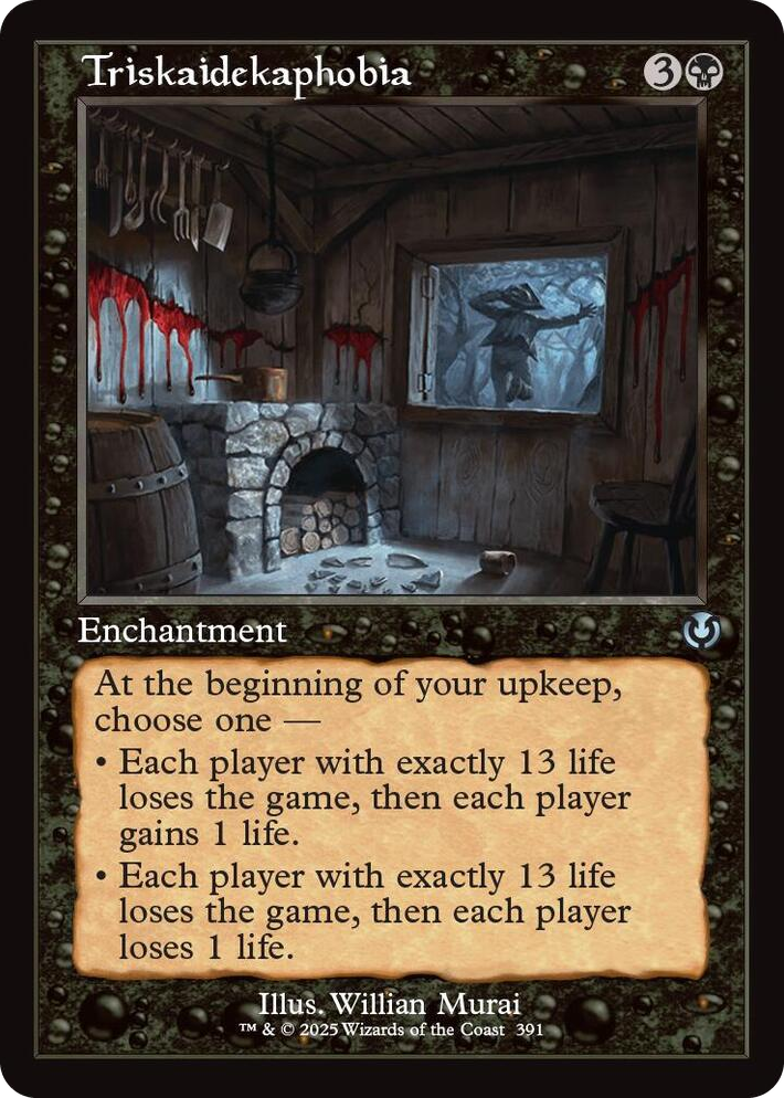 0391 Triskaidekaphobia (Retro Frame) U Innistrad Remastered