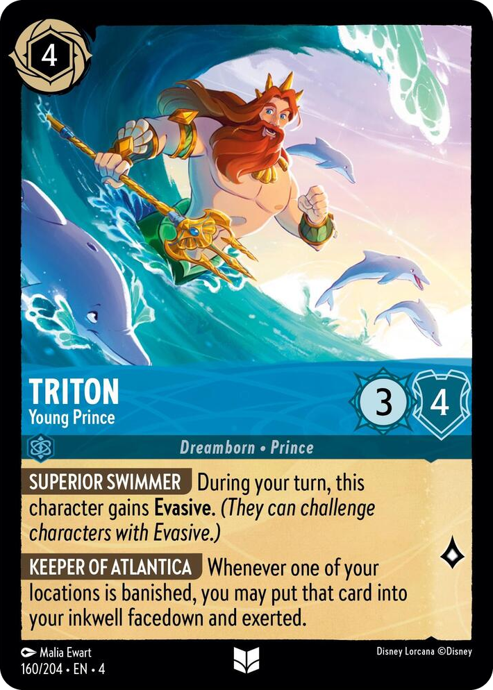 0160 Triton - Young Prince Uncommon Ursula's Return