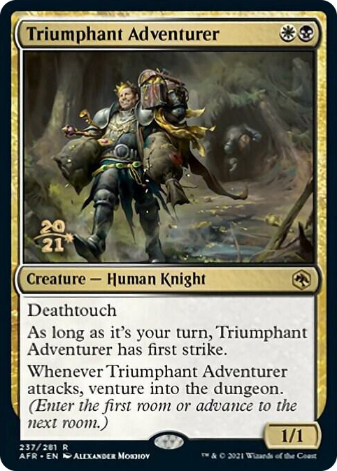 0237 Triumphant Adventurer R Prerelease Cards