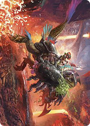 0021 Triumphant Chomp Art Card S Art Series: The Lost Caverns of Ixalan