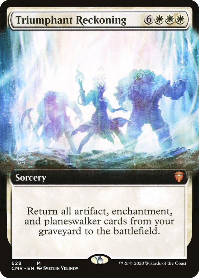 0628 Triumphant Reckoning (Extended Art) M Commander Legends