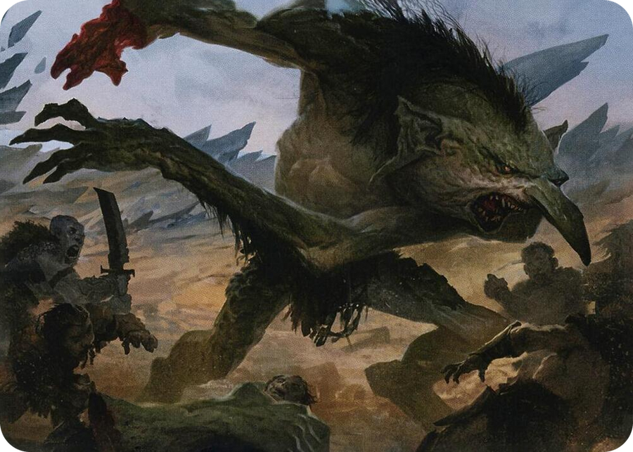 0021 Troll Art Card S Art Series: Adventures in the Forgotten Realms