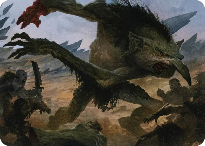 0021 Troll Art Card S Art Series: Adventures in the Forgotten Realms