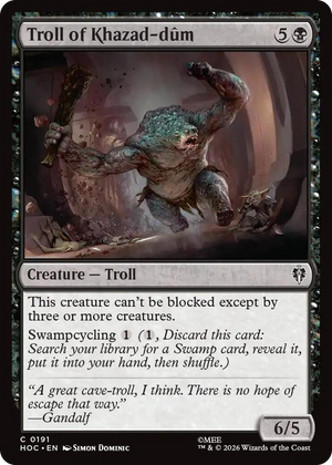 0191 Troll of Khazad-dum C The Hobbit: Eternal-Legal