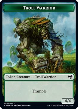 0016 Troll Warrior Token T Kaldheim