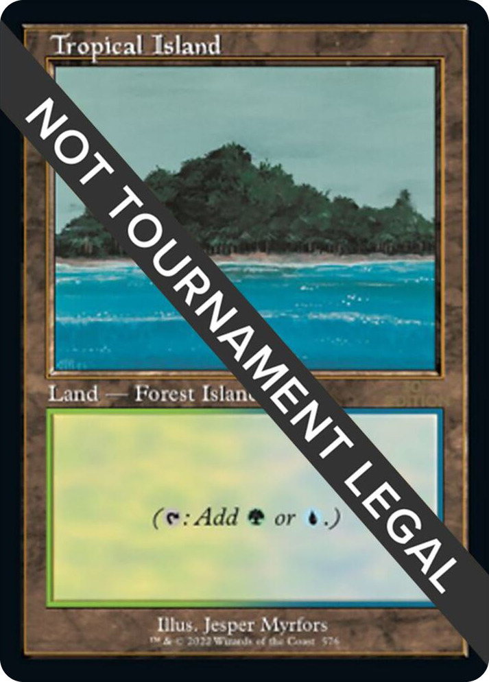 0576 Tropical Island (Retro Frame) R 30th Anniversary Edition
