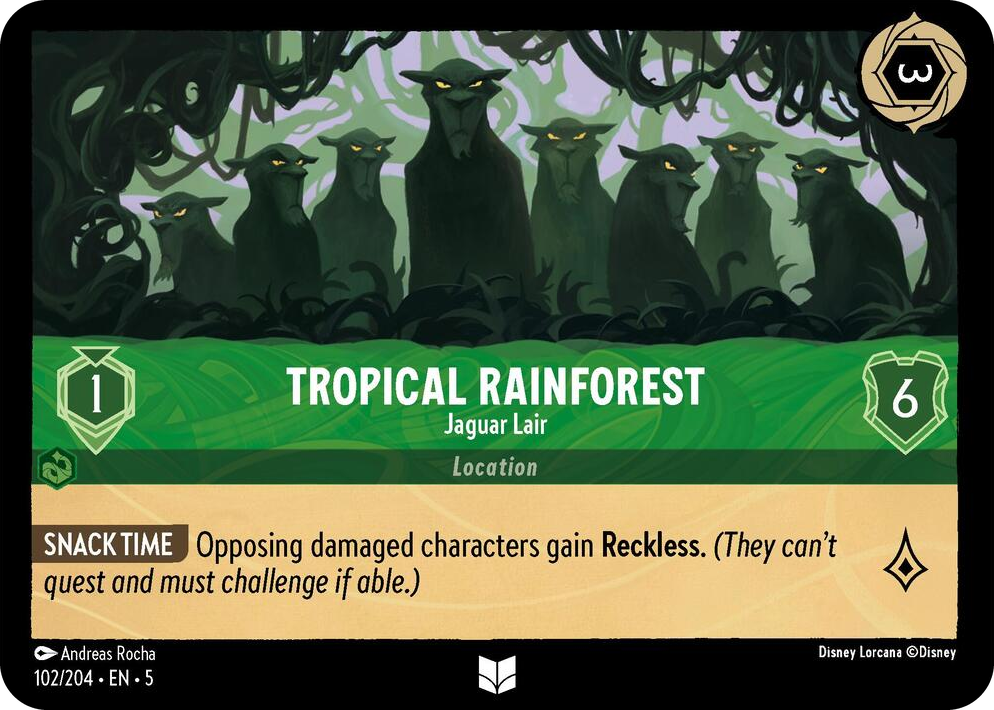0102 Tropical Rainforest - Jaguar Lair Uncommon Shimmering Skies