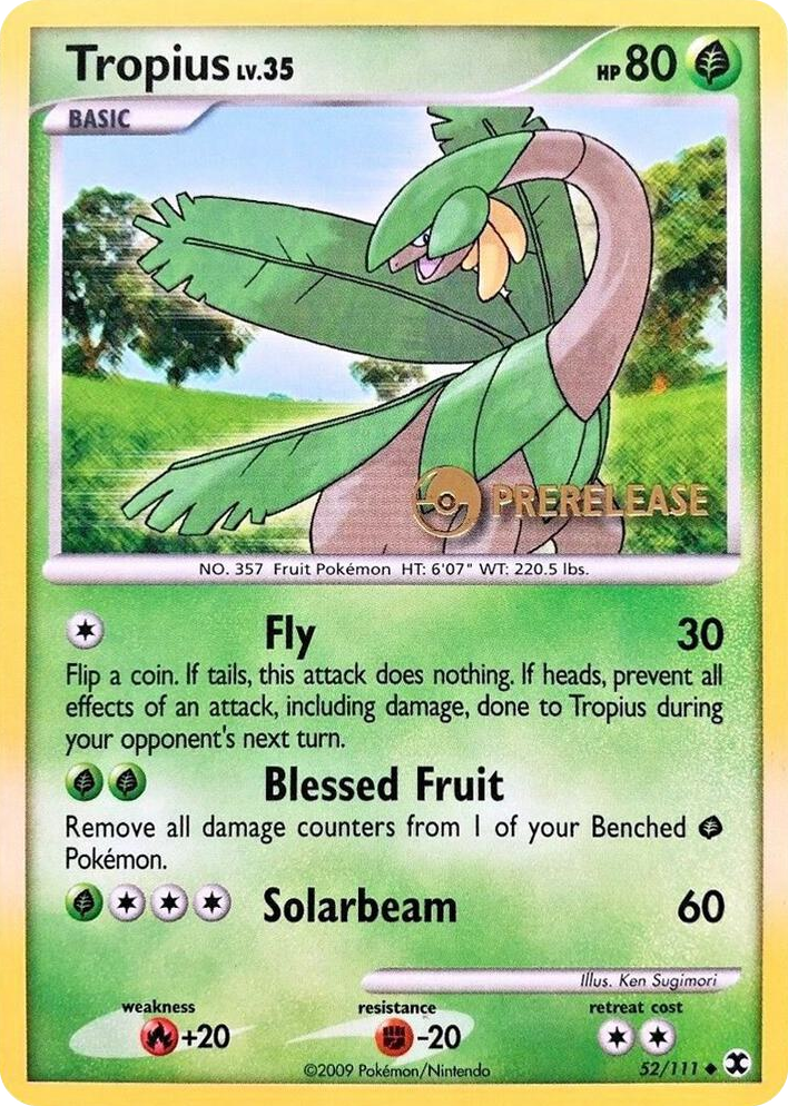 0052 Tropius - 52/111 (Prerelease) Promo Nintendo Promos