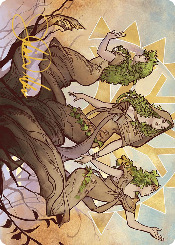 Trostani, Three Whispers Art Card (Gold-Stamped Signature) #37 S - Art Series: Murders at Karlov Manor Pokemon card