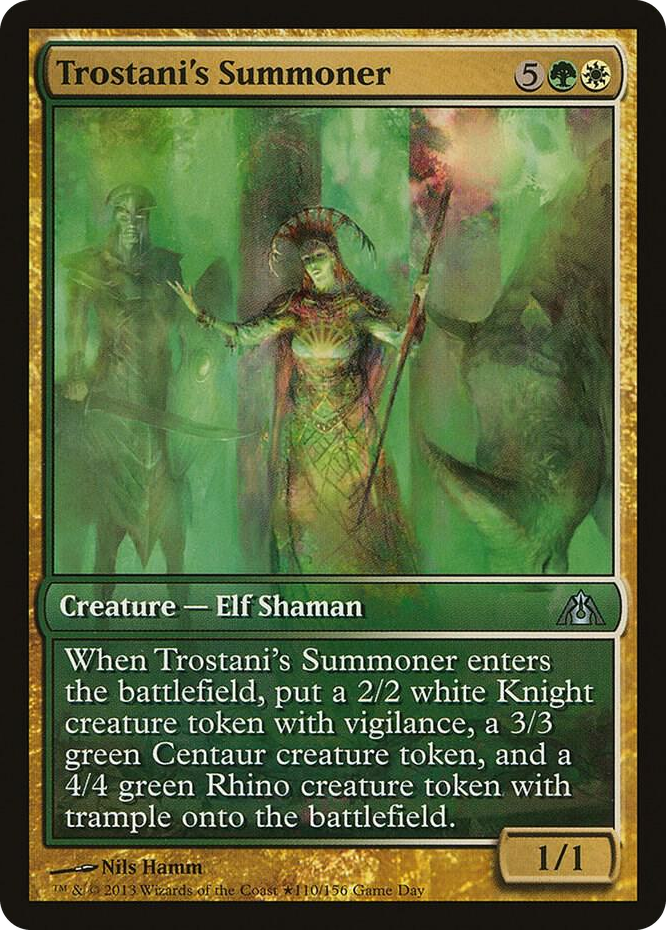 Trostani's Summoner #110 P - Game Day & Store Championship Promos Pokemon card