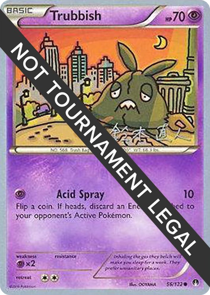0056 Trubbish - 2017 (Naoto Suzuki) Common World Championship Decks