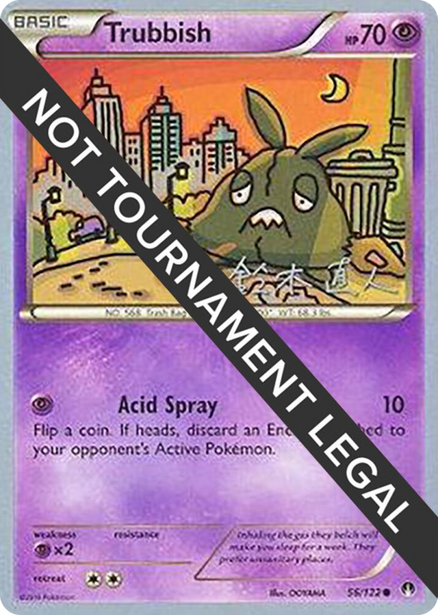 0056 Trubbish - 2017 (Naoto Suzuki) Common World Championship Decks
