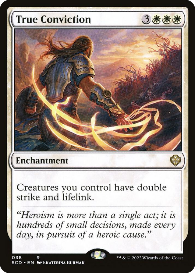 0038 True Conviction R Starter Commander Decks