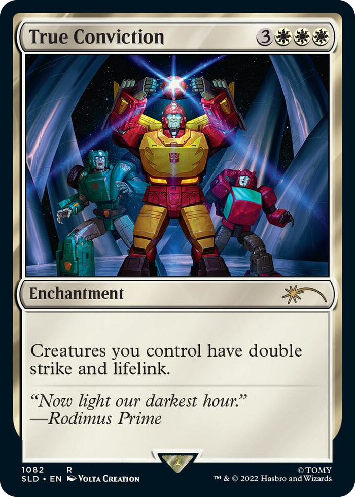 True Conviction #1082 R - Secret Lair Drop Series Pokemon card