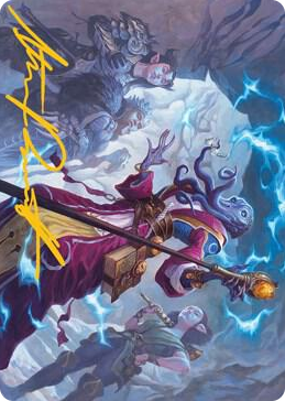 0043 True Polymorph Art Card (Gold-Stamped Signature) S Art Series: Adventures in the Forgotten Realms