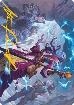 0043 True Polymorph Art Card (Gold-Stamped Signature) S Art Series: Adventures in the Forgotten Realms