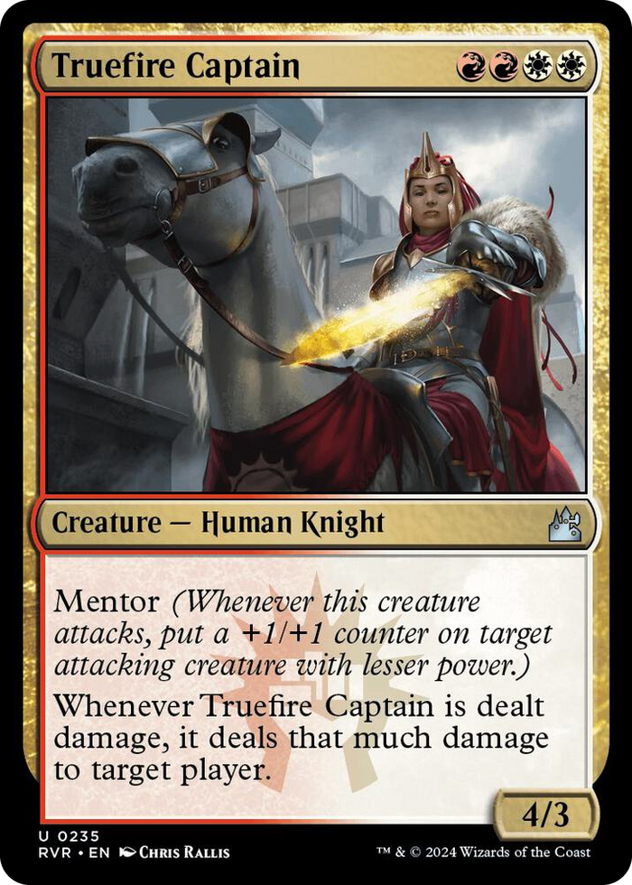 Truefire Captain #235 U - Ravnica Remastered Pokemon card