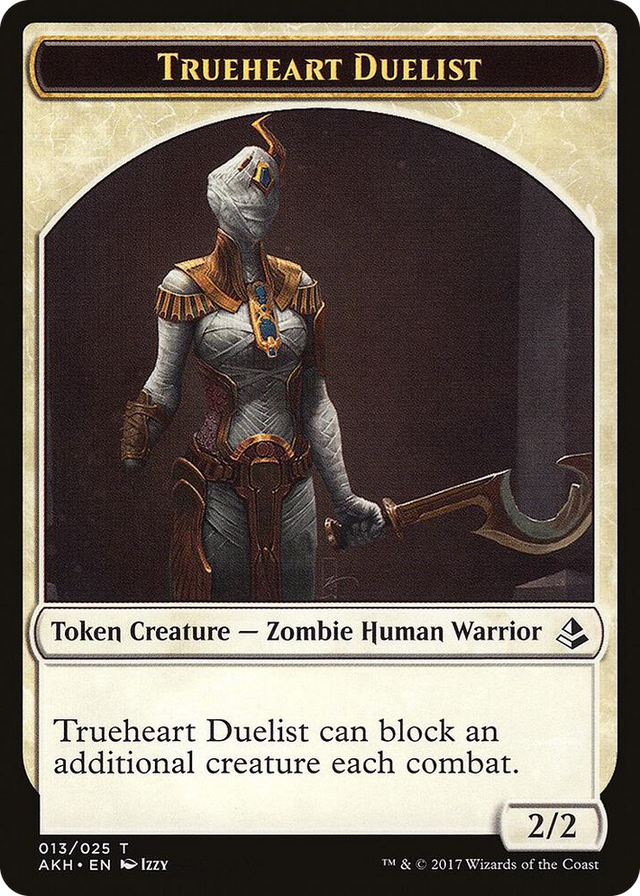 0013 Trueheart Duelist // Snake Double-Sided Token T Amonkhet
