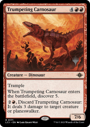 0171 Trumpeting Carnosaur R Promo Pack: The Lost Caverns of Ixalan