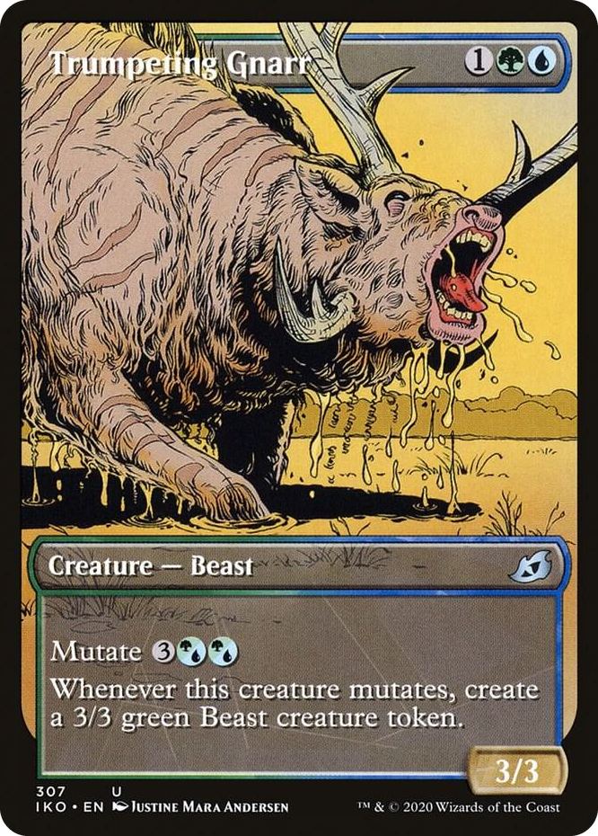 0307 Trumpeting Gnarr (Showcase) U Lair of Behemoths