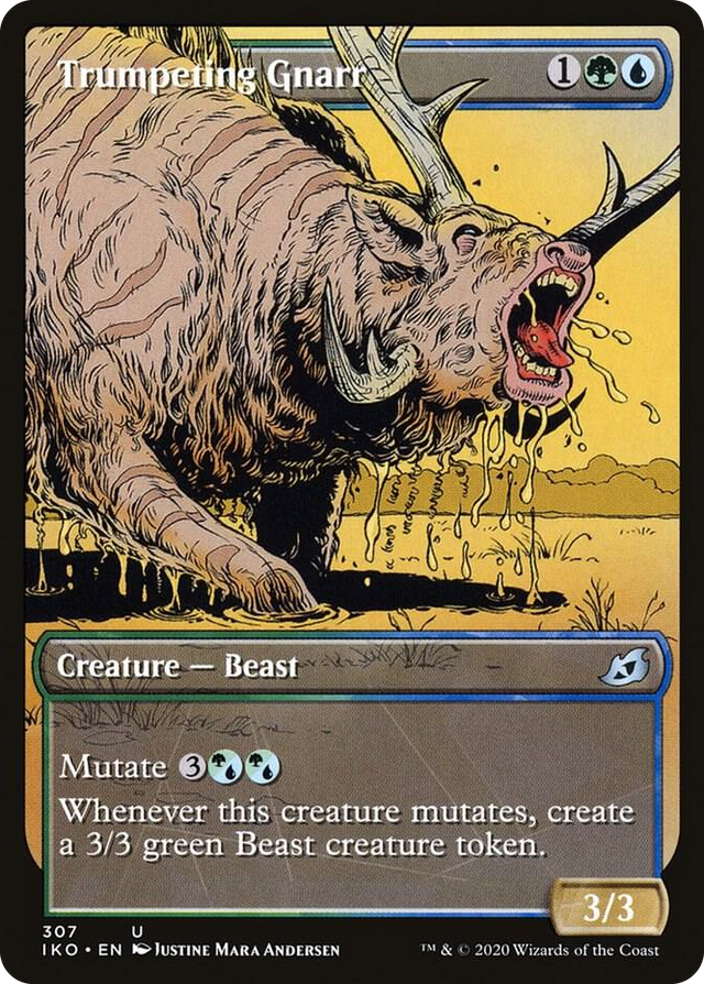 0307 Trumpeting Gnarr (Showcase) U Lair of Behemoths
