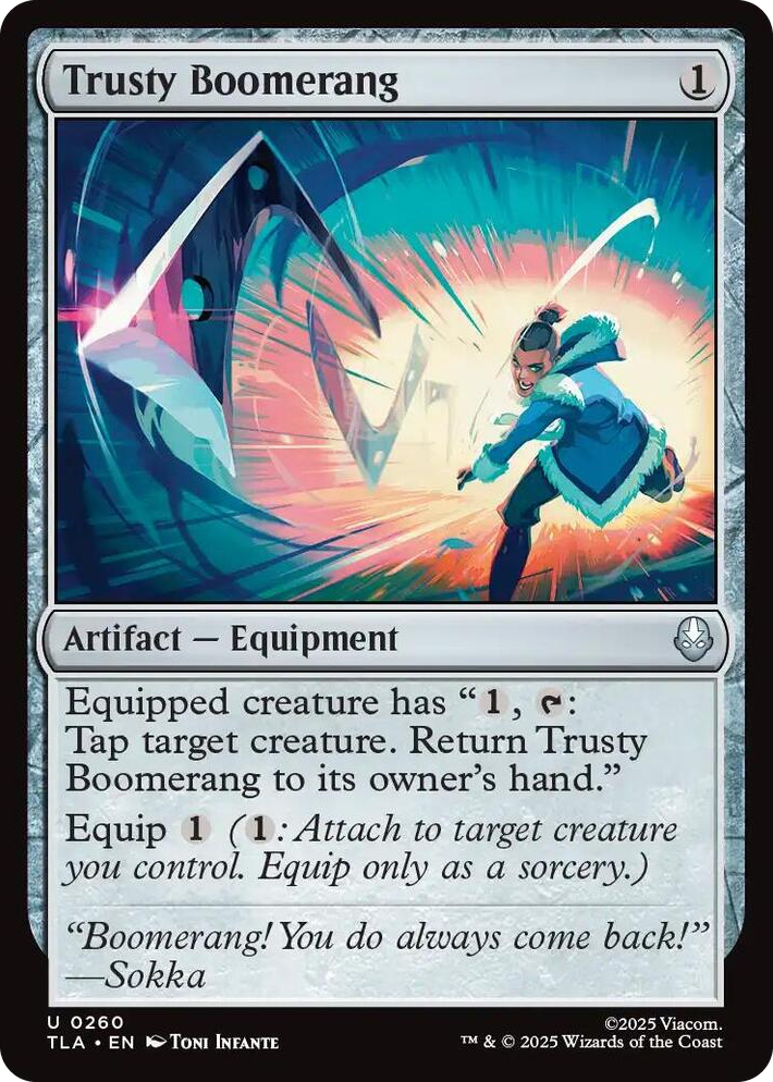 0260 Trusty Boomerang U The Last Airbender