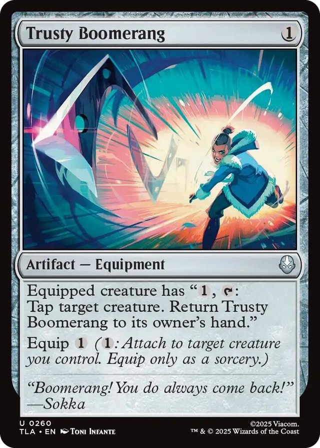 0260 Trusty Boomerang U The Last Airbender