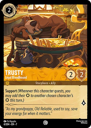 0006 Trusty - Loyal Bloodhound Common Archazia's Island