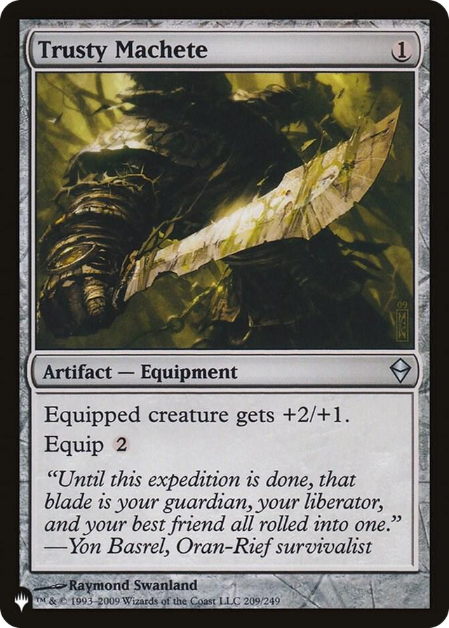 0209 Trusty Machete U The List Reprints