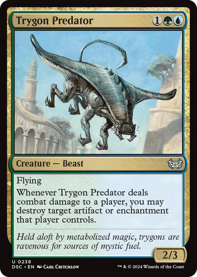 0238 Trygon Predator U Commander: Duskmourn: House of Horror