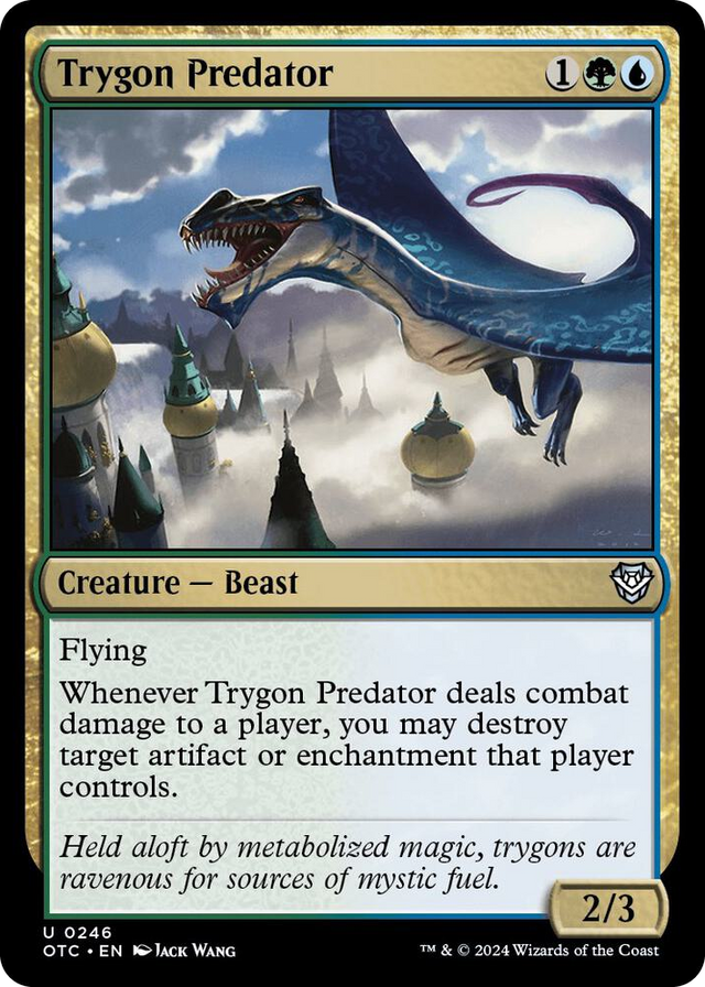 0246 Trygon Predator U Commander: Outlaws of Thunder Junction