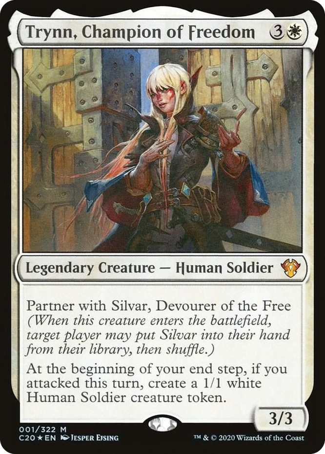 0001 Trynn, Champion of Freedom M Commander 2020