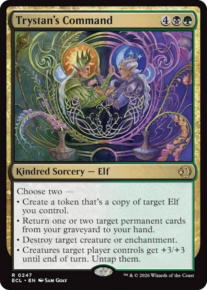 Trystan's Command #247 R - Lorwyn Eclipsed Pokemon card