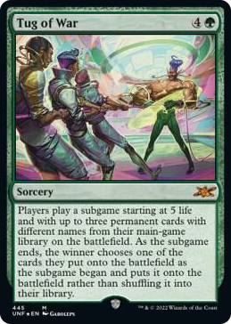 0445 Tug of War (Galaxy Foil) M Unfinity