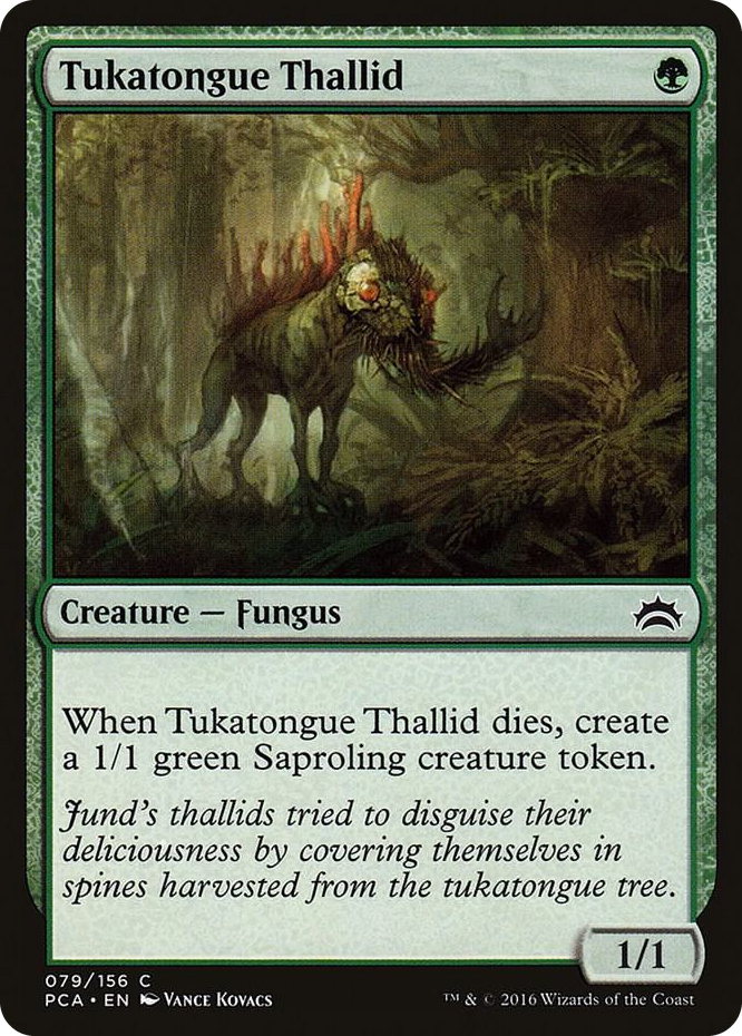 Tukatongue Thallid #79 C - Planechase Anthology Pokemon card