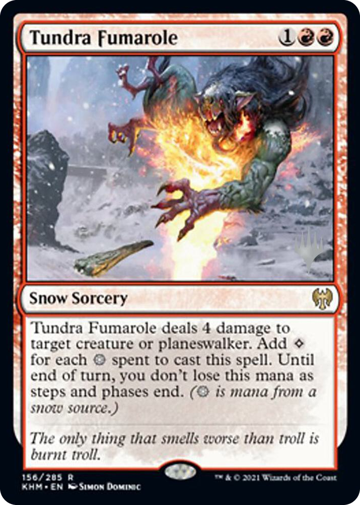 0156 Tundra Fumarole R Promo Pack: Kaldheim