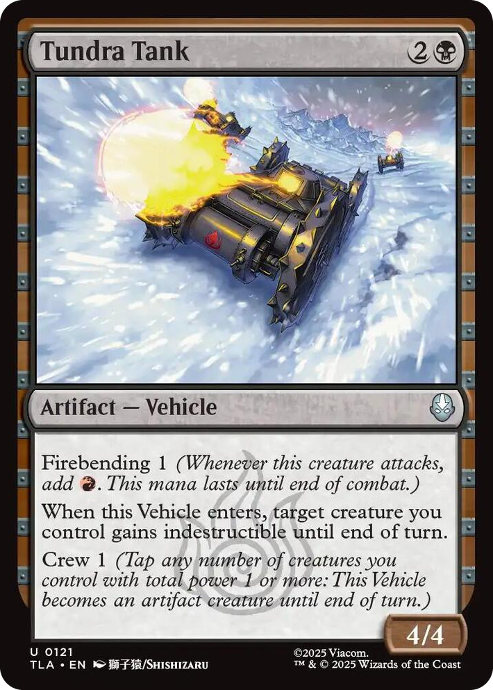 0121 Tundra Tank U The Last Airbender