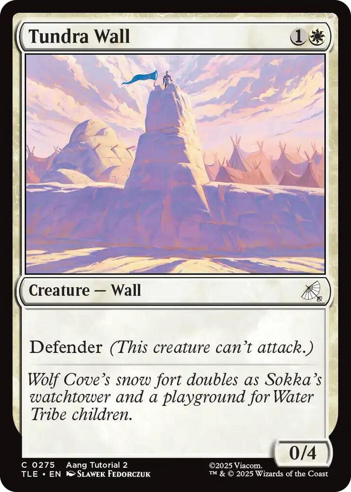 Tundra Wall (0275) #275 C - The Last Airbender: Eternal-Legal Pokemon card
