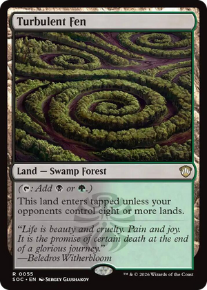 0055 Turbulent Fen R Commander: Secrets of Strixhaven