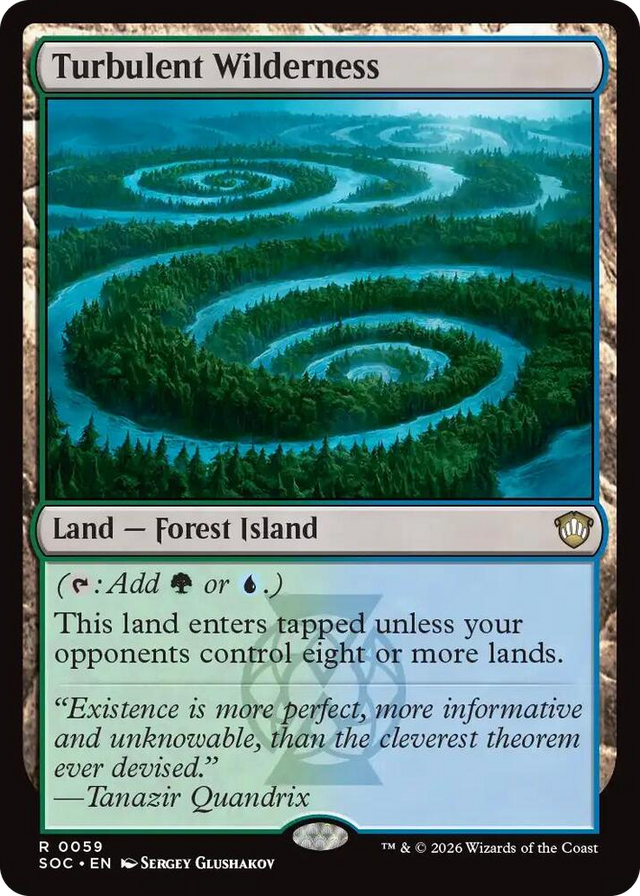 0059 Turbulent Wilderness R Commander: Secrets of Strixhaven