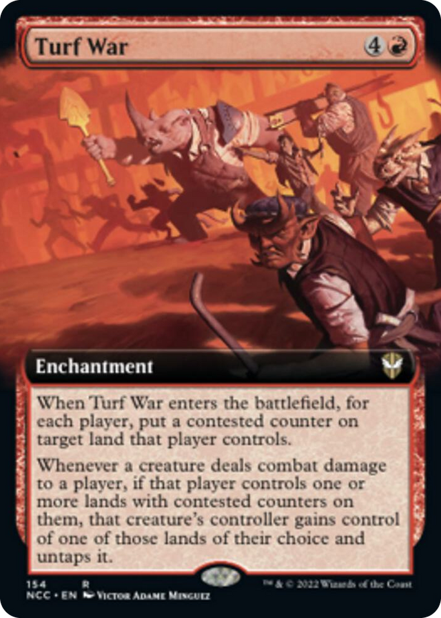 0154 Turf War (Extended Art) R Commander: Streets of New Capenna
